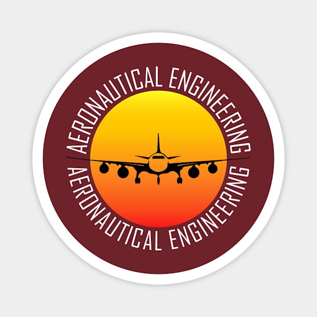 aeronautical engineering airplane aircraft engineer Magnet by PrisDesign99